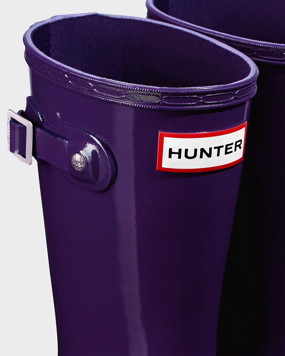 Galochas Hunter Criança Azuis Roxo - Original Big Gloss - 06DEXYAKV
